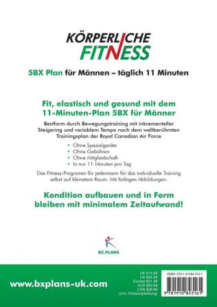 Korperliche Fitness 5BX-Plan fur Manner Taglich 11 Minuten