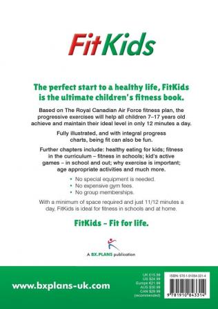 Fit Kids: Children's Fitness Book 7 - 17 Years