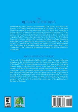 Proceedings of the Tolkien Society Conference 2012 (Volume I) (The Return of the Ring)