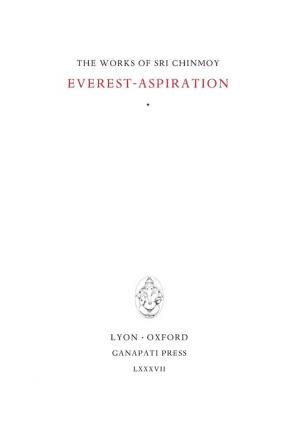 Everest-Aspiration: 1 (Works of Sri Chinmoy (Pocket Ed.))