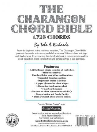 The Charangon Chord Bible: CFADA Standard Tuning 1728 Chords: FFHB39 (Fretted Friends)