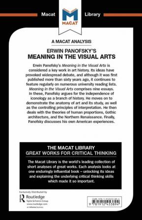 Analysis of Erwin Panofsky's Meaning in the Visual Arts