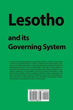 Lesotho and its Governing System: One Leadership of all time