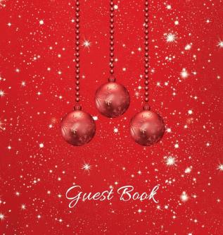 Christmas Party Guest Book (HARDCOVER) Party Guest Book Birthday Guest Comments Book House Guest Book Seasonal Party Guest Book Special Events & ... functions housewarmings special occasions