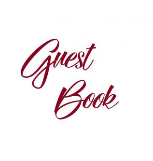 Burgundy Guest Book Weddings Anniversary Party's Special Occasions Memories Christening Baptism Visitors Book Guests Comments Vacation Home ... Funeral Wake and Visitor Book (Hardback)