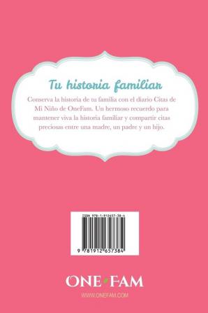 Las citas de mi niño: Diario De Citas Memorables Para Padres