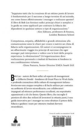 I Principi della Fiducia: Come i migliori manager internazionali creano un Great Place to Work (Italy Edition)