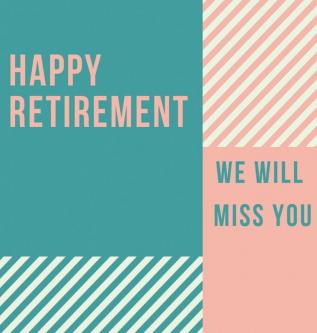 Happy Retirement Guest Book (Hardcover): Guestbook for retirement message book memory book keepsake retirement book for signing