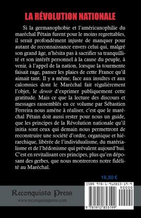 La Révolution nationale: Quand le Maréchal parle aux Français !