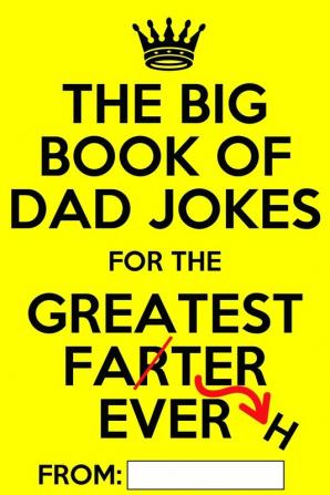 The Big Book of Dad Jokes: Terribly Good Personalized Dad Joke Book