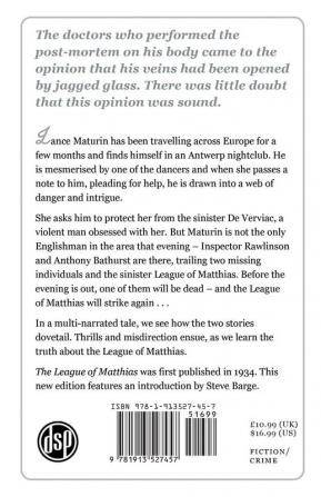 The League of Matthias: An Anthony Bathurst Mystery: 14 (The Anthony Bathurst Mysteries)