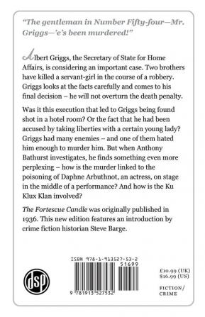 The Fortescue Candle: An Anthony Bathurst Mystery: 18 (The Anthony Bathurst Mysteries)