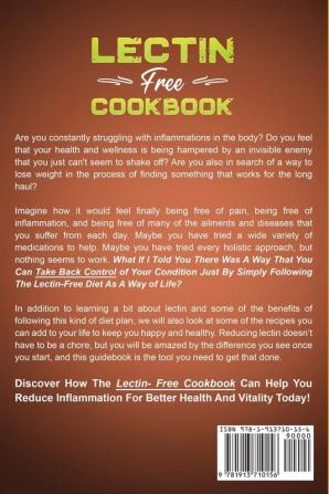 Lectin Free Cookbook: Discover The Best Lectin Free Slow Cooker Crockpot Recipes To Reduce Inflammation For Better Health and Vitality: With Lactin S. Campbell & Virginia Davis