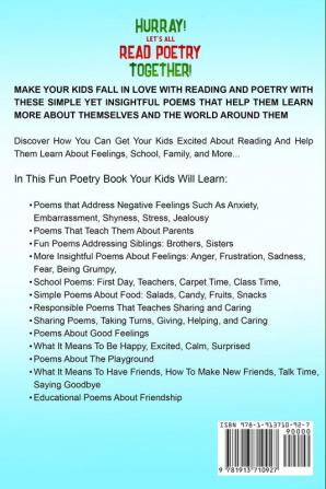 Poetry For Children: HURRAY! LETS ALL READ POETRY TOGETHER! - Watch Your Kids Beam With Joy With These Amazing Poems For Children