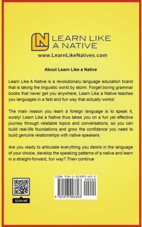 Learn Spanish Like a Native for Beginners - Level 1: Learning Spanish in Your Car Has Never Been Easier! Have Fun with Crazy Vocabulary Daily Used ... Pronunciations (Spanish Language Lessons)