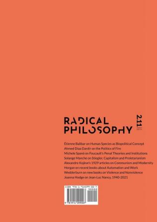 Radical Philosophy 2.11 / Winter 2021