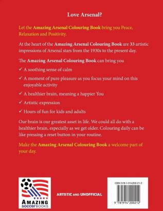 The Amazing Arsenal Colouring Book 2022