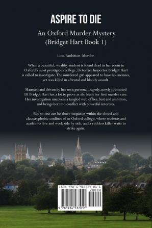 Aspire to Die (Large Print): An Oxford Murder Mystery: 1 (Bridget Hart)