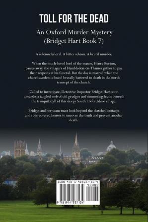 Toll for the Dead (Large Print): An Oxford Murder Mystery: 7 (Bridget Hart)