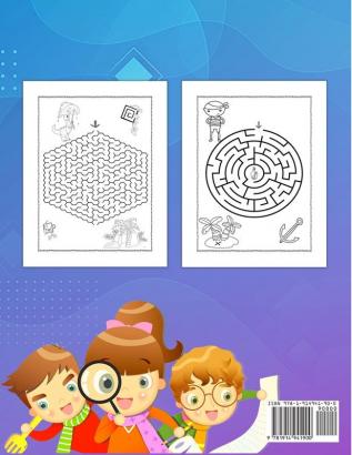 LIVRE DE LABYRINTHE Pour Enfants 8 a 12 ans: Livre d'activités pour les enfants Cadeau idéal pour les garçons et les filles âgés de 8 à 12 ans