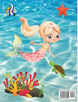 Mermaid Coloring Book For Kids: Adorable Coloring Mermaids For Girls Ages 4 - 8 8-12 Gorgeous Coloring Activity Book for Kids