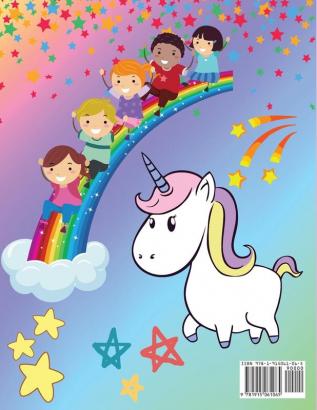 Unicorn Coloring Book For Kids: Ages 4 -8 Activity Book for kids Educational Children's Workbook