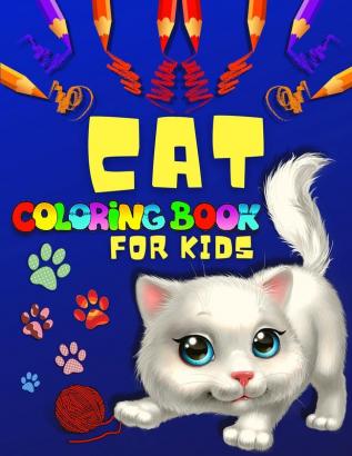 Big Cat Coloring Book for Toddlers And Kids: Fun And Cute Cats Coloring Pages For Girls And Boys Big Cats Coloring Book For Toddlers Preschoolers And ... 4-6 (Kids Coloring Books: Color And Paint)