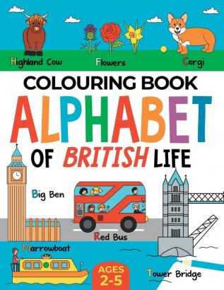 British Colouring Book for Children