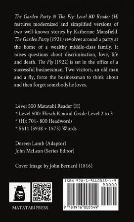 The Garden Party & The Fly: Level 500 Reader (H) (Matatabi Graded Readers)