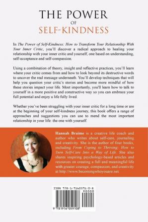 The Power of Self-Kindness (Large Print): How to Transform Your Relationship With Your Inner Critic