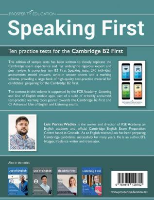 Speaking First: Ten practice tests for the Cambridge B2 First