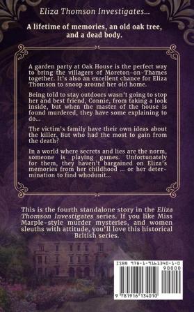 Dying for a Garden Party: Eliza Thomson Investigates Book 4