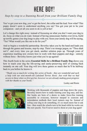 Here Boy!: Step-by-Step to a Stunning Recall from your Brilliant Family Dog: 4 (Essential Skills for a Brilliant Family Dog)