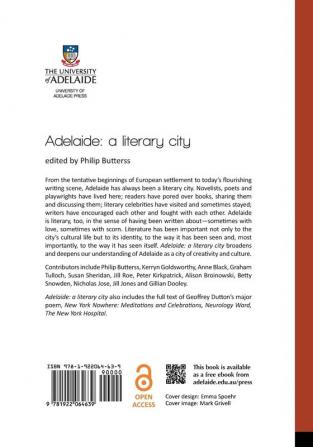 Adelaide: a literary city