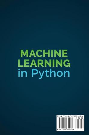 Machine Learning in Python: Hands on Machine Learning with Python Tools Concepts and Techniques