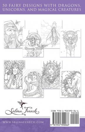 Fairy Minis - Pocket Sized Fairy Fantasy Art Coloring Book: 27 (Fantasy Coloring by Selina)