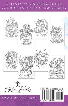 Faedorables Minis 2 - Pocket Sized Cute Fantasy Coloring Book: 30 (Fantasy Coloring by Selina)