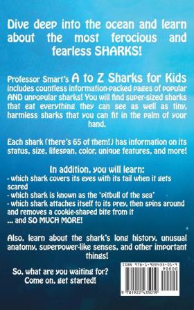 A to Z Sharks for Kids: 65 Sharks and 65 Unique Illustrations with Interesting and Fun Facts