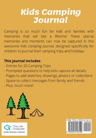 Kids Camping Journal: The Perfect Kids Camping Journal/Diary for Travel