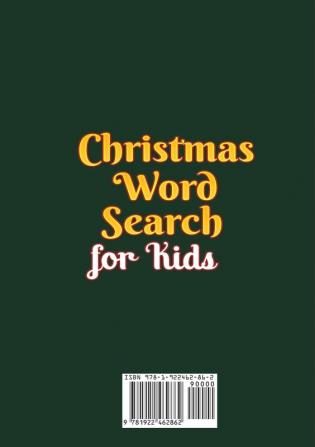 Christmas Word Search for Kids: Christmas Activity Puzzle Book to Light Up The Holidays