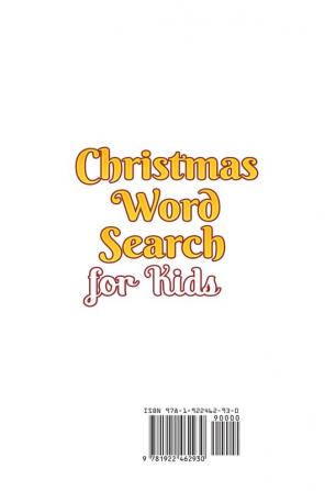 Christmas Word Search for Kids: Christmas Activity Puzzle Book to Light Up The Holidays