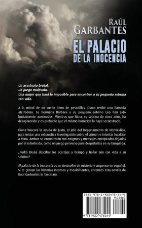 El palacio de la inocencia: Un thriller de misterio y suspense