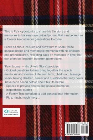 Pa's Journal - His Untold Story: Stories Memories and Moments of Pa's Life: A Guided Memory Journal