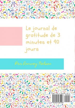 Le journal de gratitude de 3 minutes et 90 jours - Un Journal Pours Les Filles: Un journal de réflexion positive et de gratitude pour les filles afin ... le bien-être (669 x 961 pouces 103 pages)