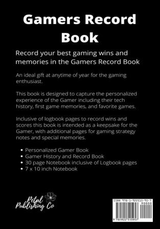 Gamer Record Book