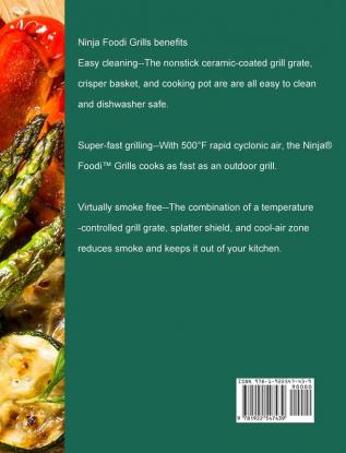 Ninja Foodi Smart XL Grill Cookbook: Traditional Modern and Crispy Recipes for Beginners to Delight the Whole Family