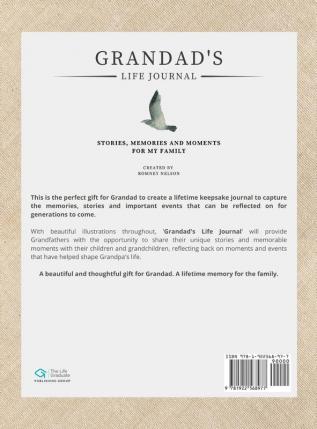 Grandad's Life Journal: : Stories Memories and Moments for My Family A Guided Memory Journal to Share Grandad's Life