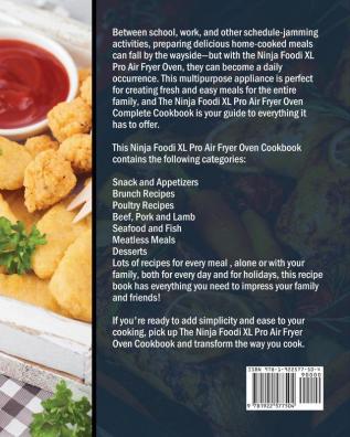 Ninja Foodi XL Pro Air Fryer Oven Cookbook: Delicious & Easy Air Fryer Oven Recipes For Fast & Healthy Meals