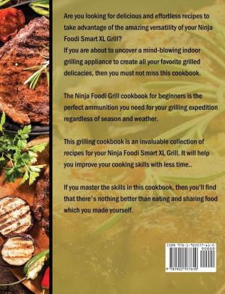 Ninja Foodi Smart XL Grill Cookbook 2021: 300 Recipes for Beginners and Advanced