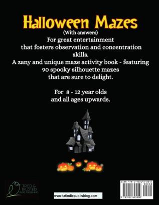 Halloween Mazes for Bright Kids 8-12